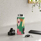 Abstract Shapes Modern Art 7 Water Bottle Gallery Image 4