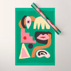 Abstract Shapes Modern Art 7 Wrapping Paper Gallery Image 1