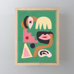 Abstract Shapes Modern Art 7 Mini Art Print Gallery Image 1