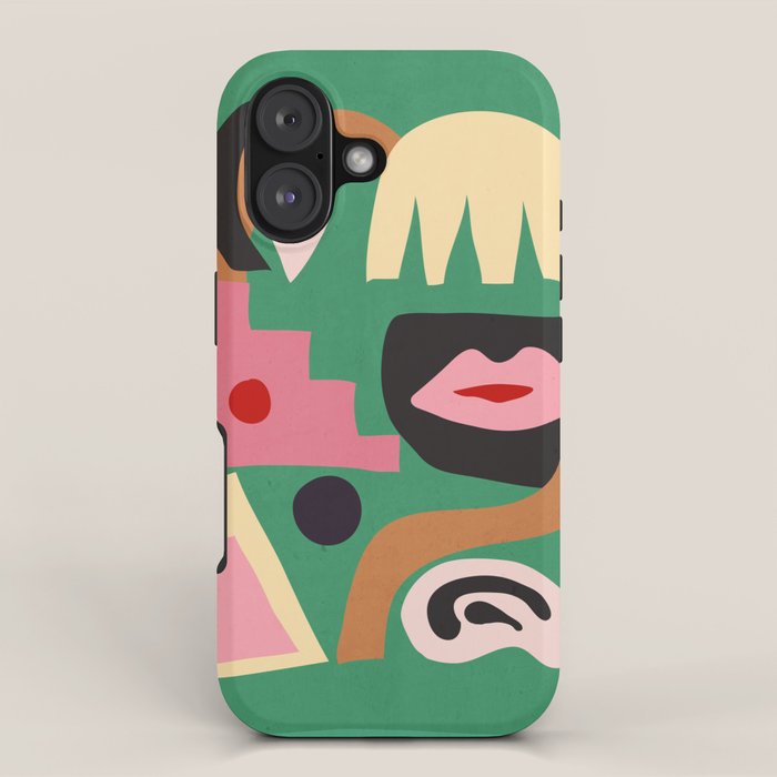 Abstract Shapes Modern Art 7 iPhone Case Gallery Image 1