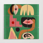 Abstract Shapes Modern Art 7 Wood Wall Art Gallery Image 1