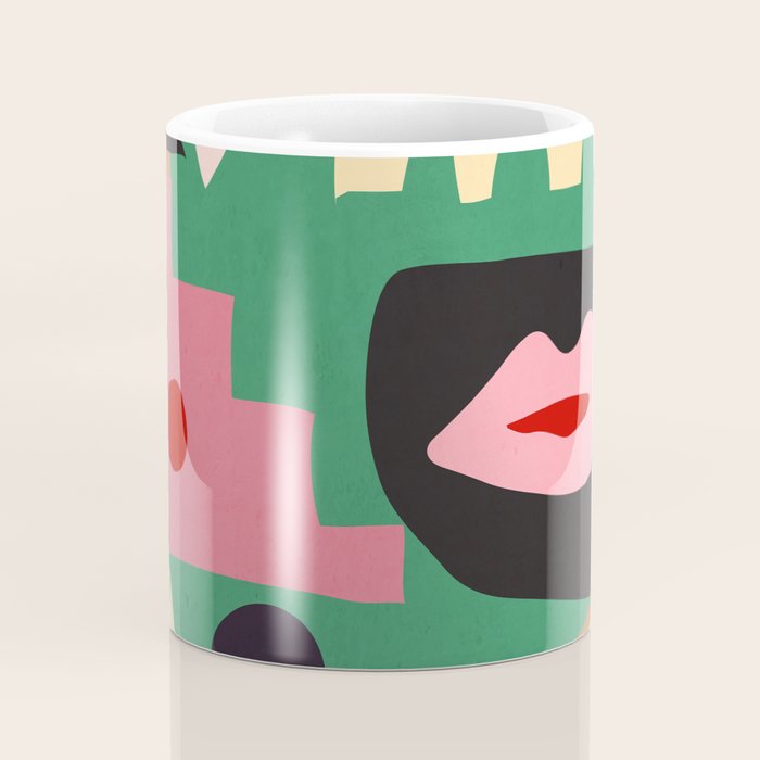 Abstract Shapes Modern Art 7 Coffee Mug Gallery Image 4