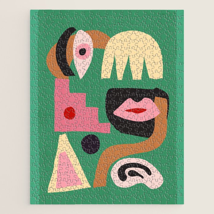 Abstract Shapes Modern Art 7 Jigsaw Puzzle Gallery Image 1