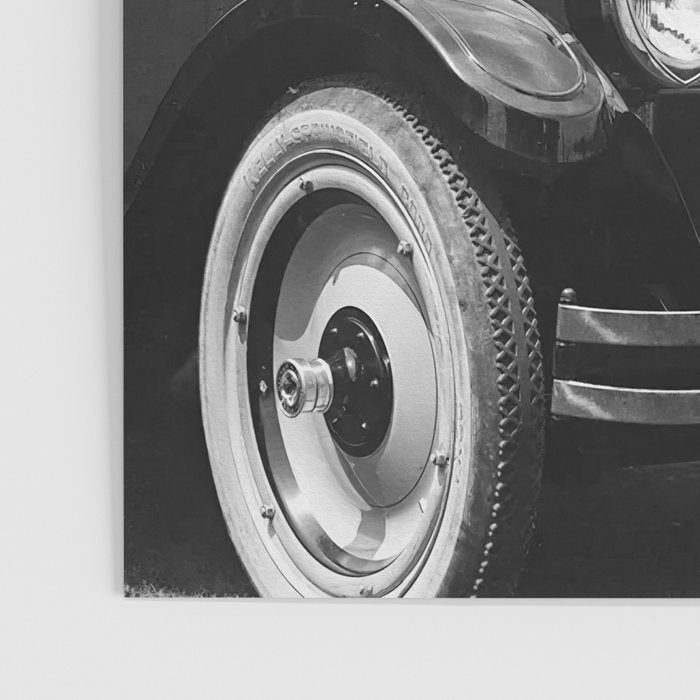 Golfer Teeing Off on Top of Car, Black and White, Old Photo, Vintage Golf Art Poster Gallery Image 3
