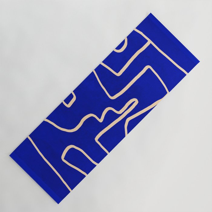 Abstract line art 149 Yoga Mat Gallery Image 1