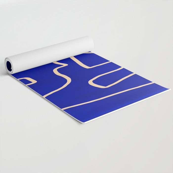 Abstract line art 149 Yoga Mat Gallery Image 2