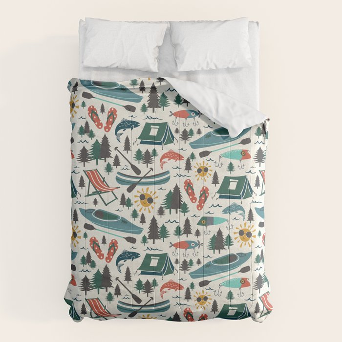 Lake Life - Summer Ivory Comforter Gallery Image 6