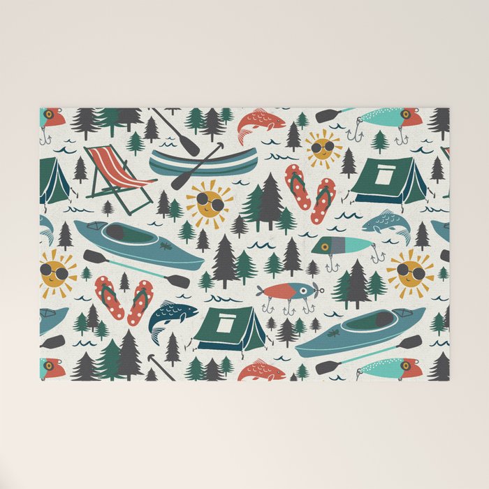 Lake Life - Summer Ivory Welcome Mat Gallery Image 1