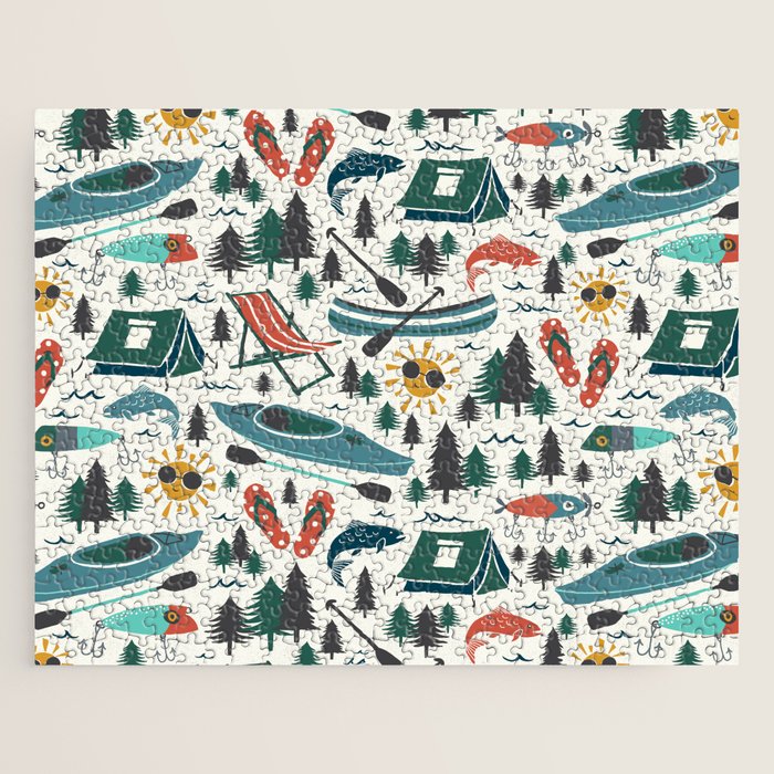 Lake Life - Summer Ivory Jigsaw Puzzle Gallery Image 1