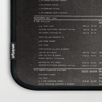 Apollo 11 Saturn V Blueprint in High Resolution (black) Laptop Sleeve Gallery Image 3