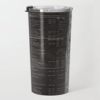Apollo 11 Saturn V Blueprint in High Resolution (black) Travel Mug Gallery Image 3