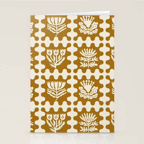 FOLKFLOWER MARIGOLD Stationery Card Gallery Image 1