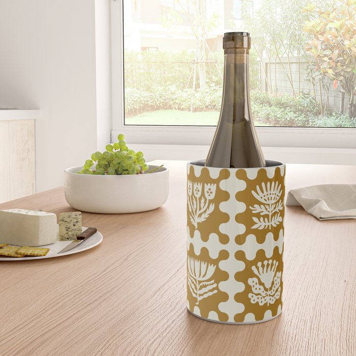FOLKFLOWER MARIGOLD Wine Chiller Gallery Image 4
