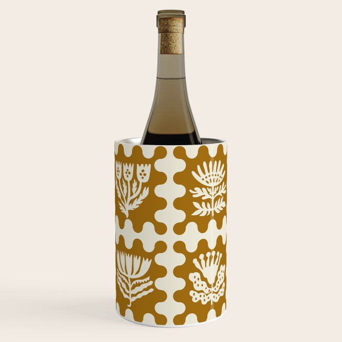 FOLKFLOWER MARIGOLD Wine Chiller Gallery Image 1