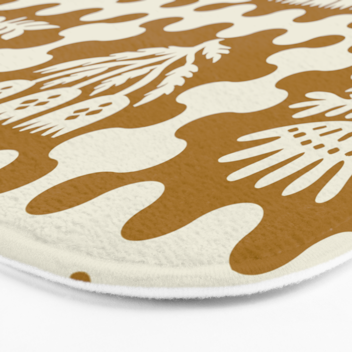 FOLKFLOWER MARIGOLD Bath Mat Gallery Image 3
