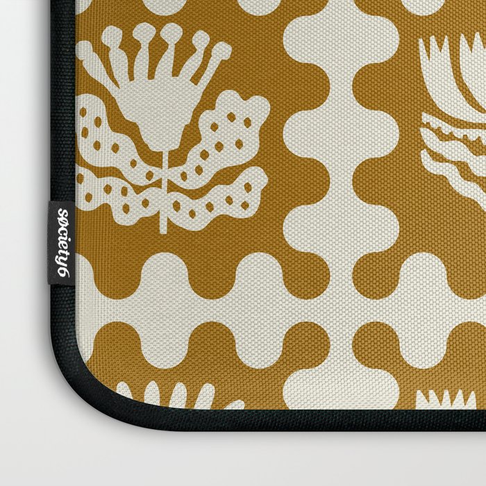 FOLKFLOWER MARIGOLD Laptop Sleeve Gallery Image 3