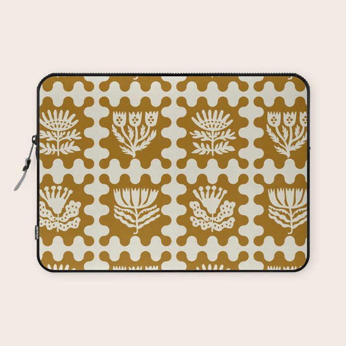 FOLKFLOWER MARIGOLD Laptop Sleeve Gallery Image 1