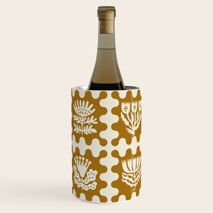 FOLKFLOWER MARIGOLD Wine Chiller Gallery Image 3