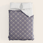 Bows & Ribbons Pattern XXXIII Neutral Lavender Purple Duvet Cover Gallery Image 6