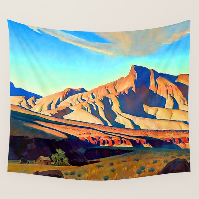 âHome of the Desert Ratâ by Maynard Dixon Wall Tapestry Gallery Image 1
