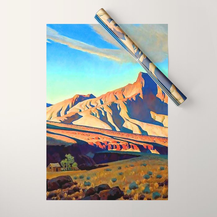 âHome of the Desert Ratâ by Maynard Dixon Wrapping Paper Gallery Image 1