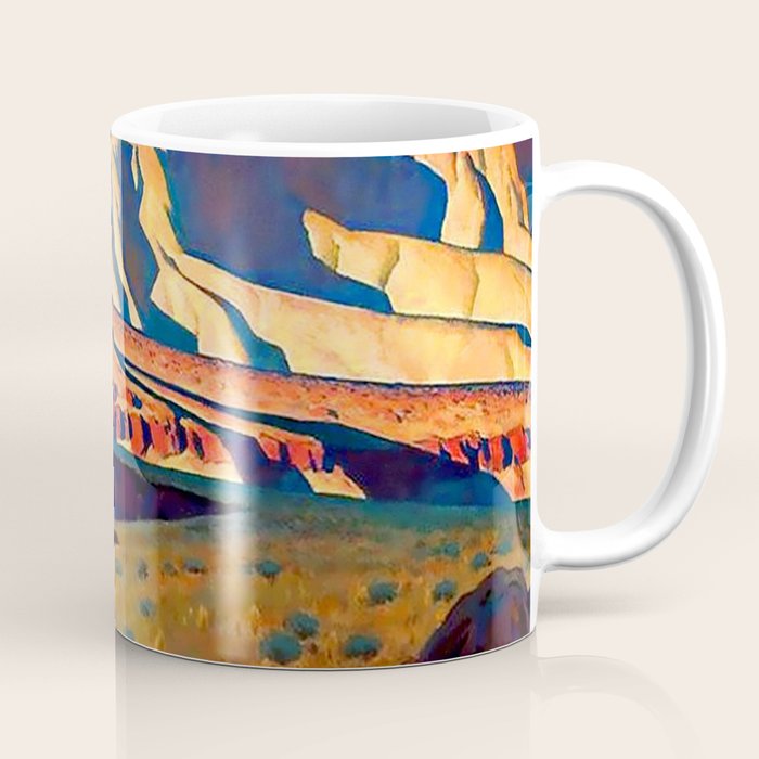 âHome of the Desert Ratâ by Maynard Dixon Coffee Mug Gallery Image 1
