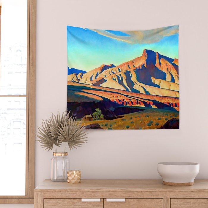 âHome of the Desert Ratâ by Maynard Dixon Wall Tapestry Gallery Image 2