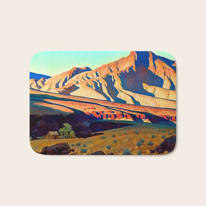 âHome of the Desert Ratâ by Maynard Dixon Bath Mat Gallery Image 1