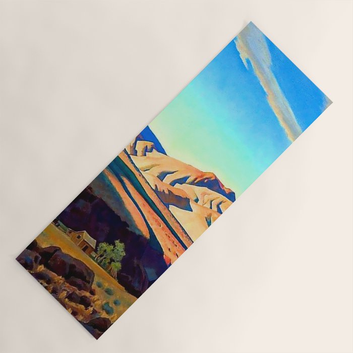 âHome of the Desert Ratâ by Maynard Dixon Yoga Mat Gallery Image 1