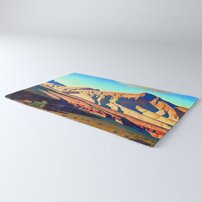 âHome of the Desert Ratâ by Maynard Dixon Rug Gallery Image 3