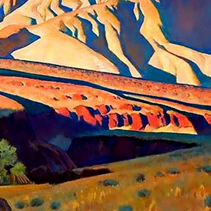 âHome of the Desert Ratâ by Maynard Dixon Coffee Mug Gallery Image 2