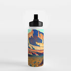 âHome of the Desert Ratâ by Maynard Dixon Water Bottle Gallery Image 2