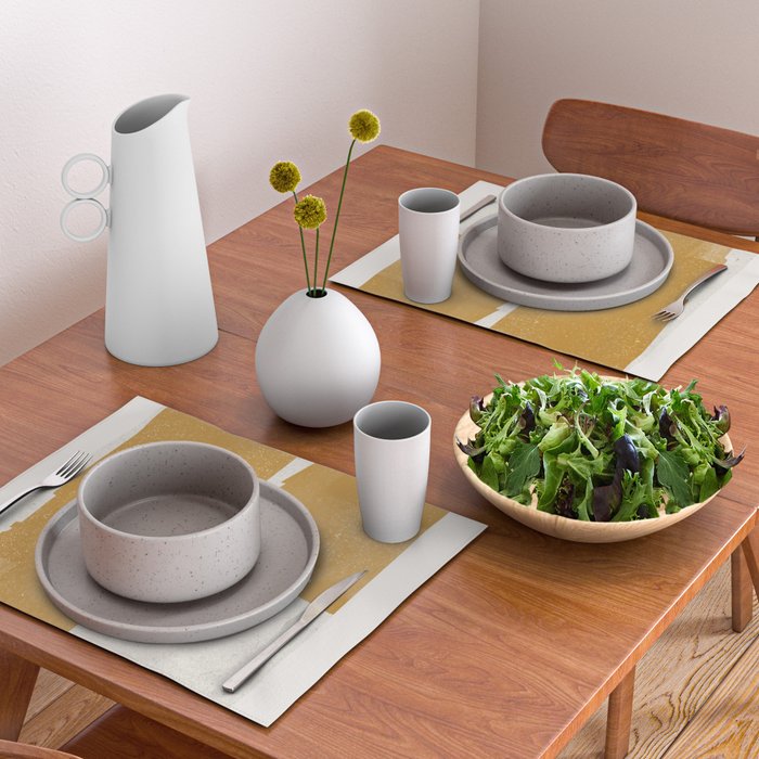 Yellow Object Placemat Gallery Image 2