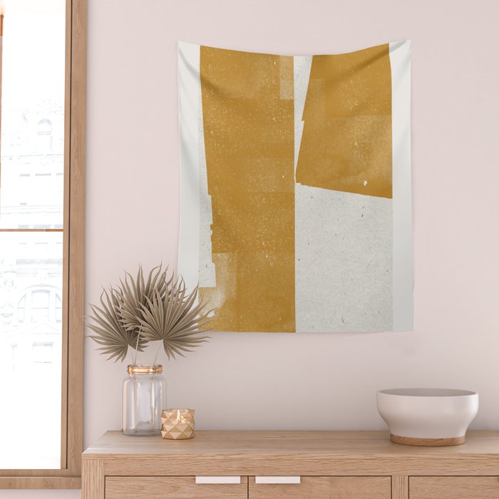 Yellow Object Wall Tapestry Gallery Image 2