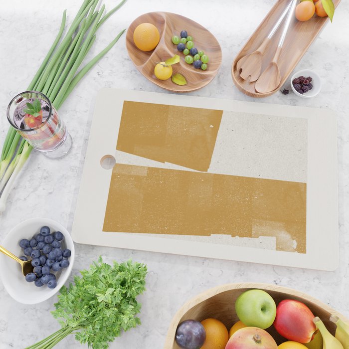 Yellow Object Cutting Board Gallery Image 2