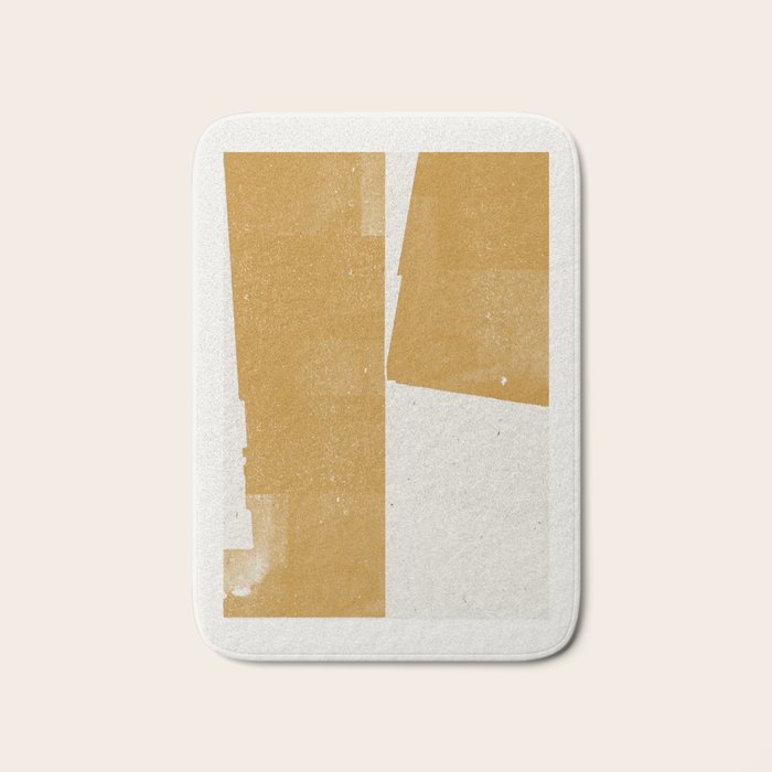 Yellow Object Bath Mat Gallery Image 1