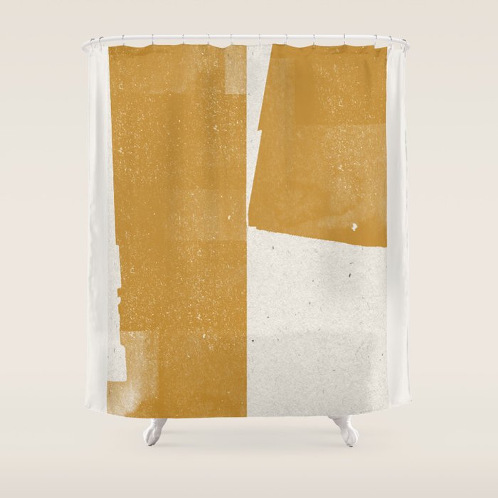 Yellow Object Shower Curtain Gallery Image 1