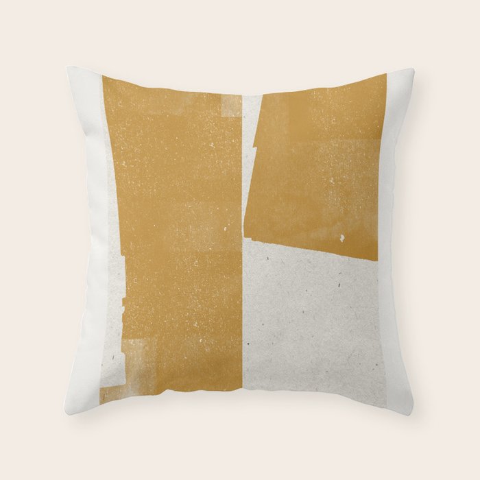 Yellow Object Throw Pillow Gallery Image 6