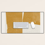 Yellow Object Desk Mat Gallery Image 1