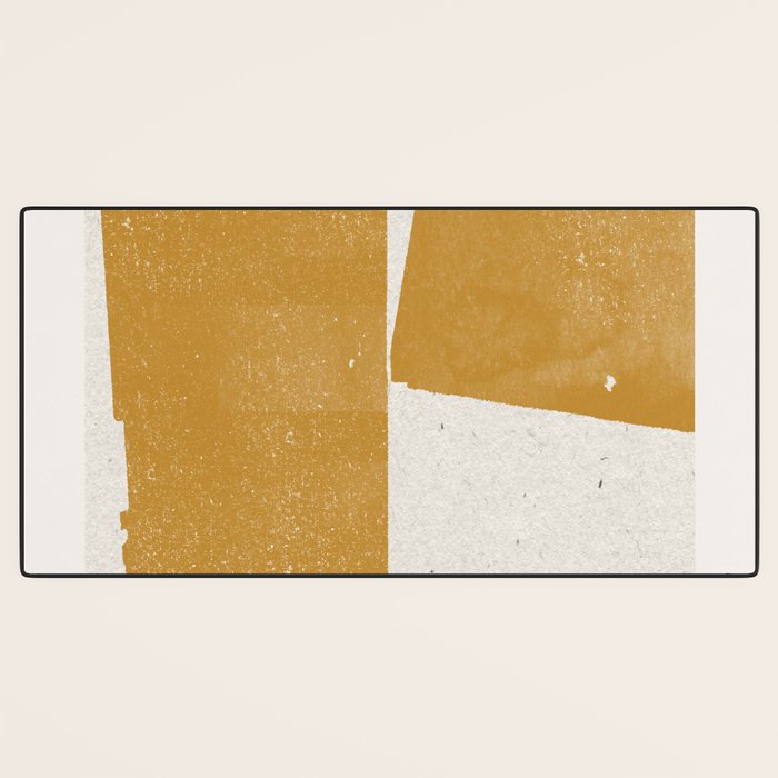 Yellow Object Desk Mat Gallery Image 3