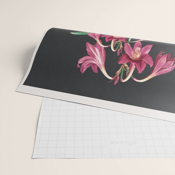 Flowers in Black Vase 3 Wrapping Paper Gallery Image 2