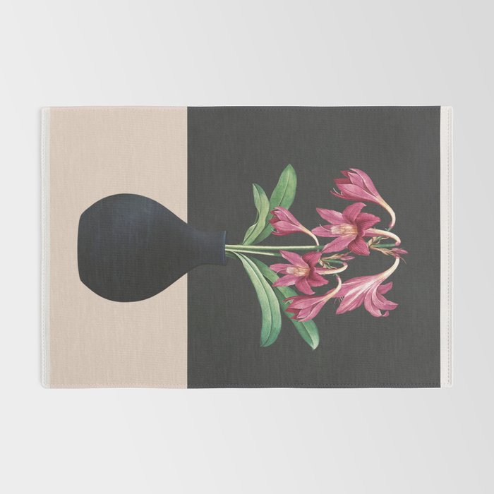 Flowers in Black Vase 3 Rug Gallery Image 2