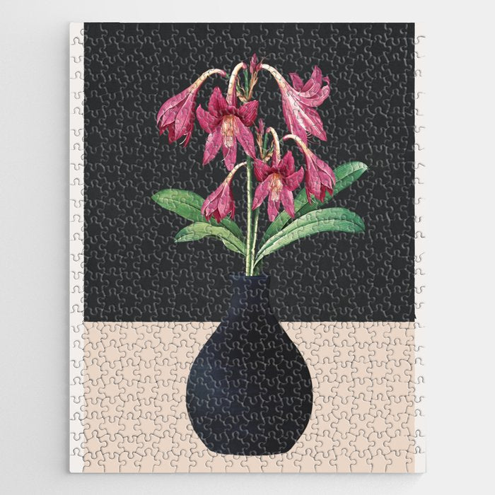 Flowers in Black Vase 3 Jigsaw Puzzle Gallery Image 1