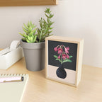 Flowers in Black Vase 3 Mini Art Print Gallery Image 2
