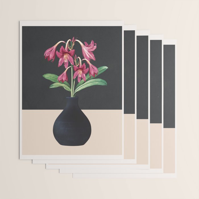 Flowers in Black Vase 3 Wrapping Paper Gallery Image 3