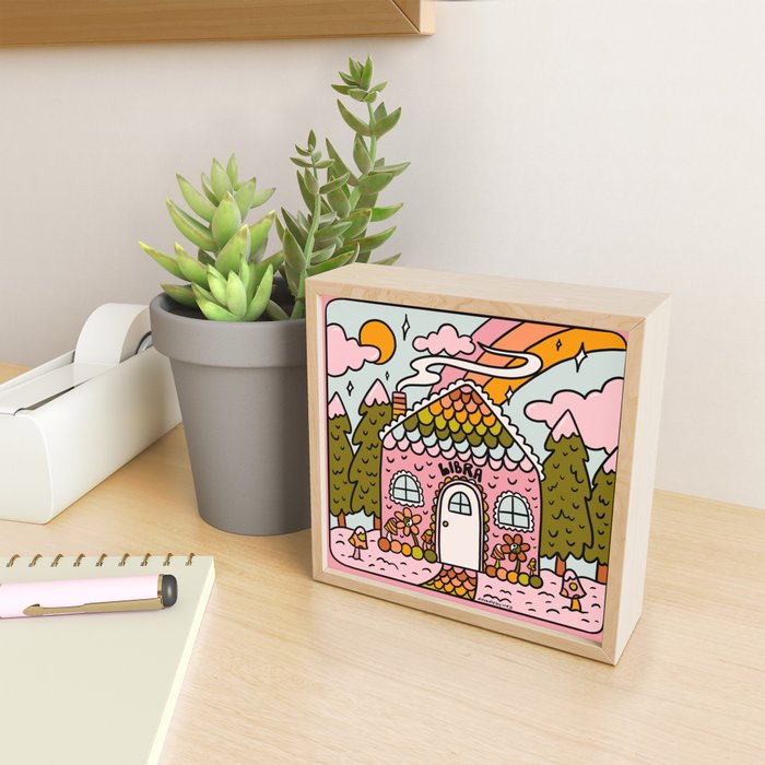 Libra Gingerbread House Mini Art Print Gallery Image 2