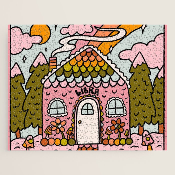 Libra Gingerbread House Jigsaw Puzzle Gallery Image 1