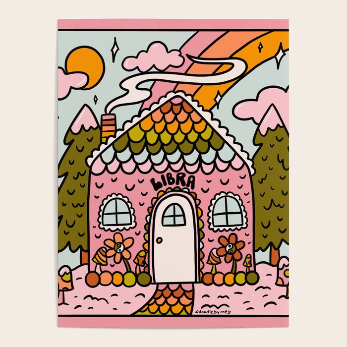 Libra Gingerbread House Poster Gallery Image 4