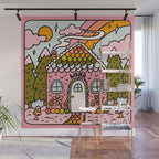 Libra Gingerbread House Wall Mural Gallery Image 1