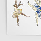 Animal Square Dance Hipster Ballerinas Poster Gallery Image 3